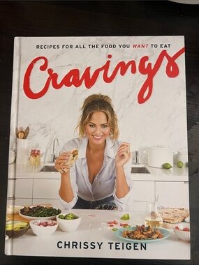 Cravings Cookbook — White & Red Cover by Chrissy Teigen